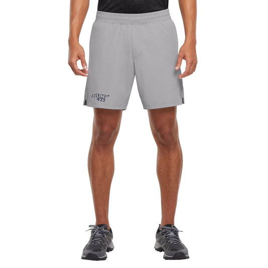 Run423 Men’s Performance Active Shorts (Gray)