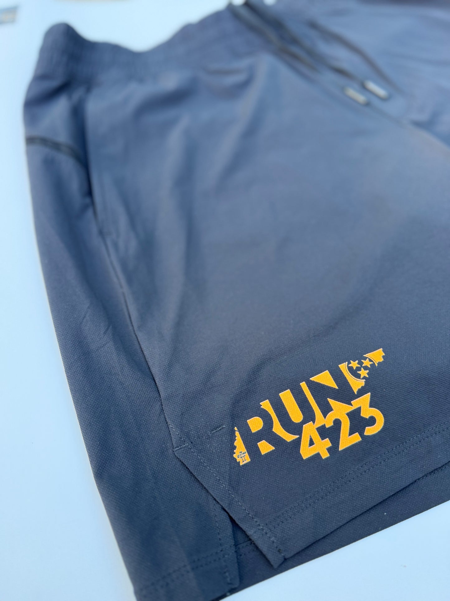 Run423 Men’s Performance Active Shorts (Black)